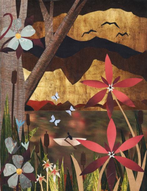 Evening Magazine cut out Collage